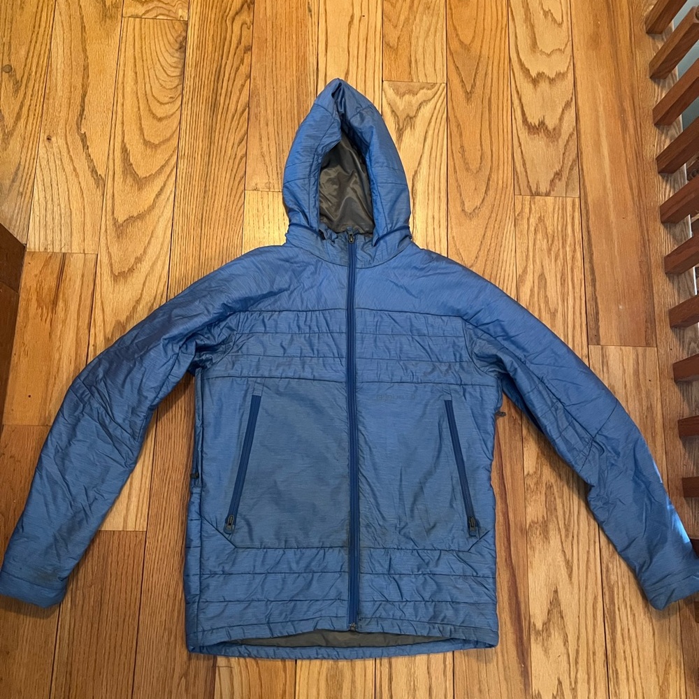 Burton AK puffy Men's Blue Hooded Jacket